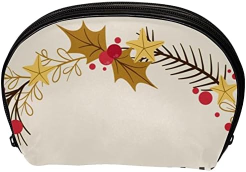 Kadınlar için kozmetik Çantaları, Çanta Çantalar Makyaj Organizatör Depolama Makyaj Çantası Kızlar, Noel Çelenk