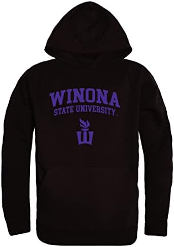 W Cumhuriyeti Winona Devlet Üniversitesi Savaşçıları Mühür Polar Hoodie Tişörtü