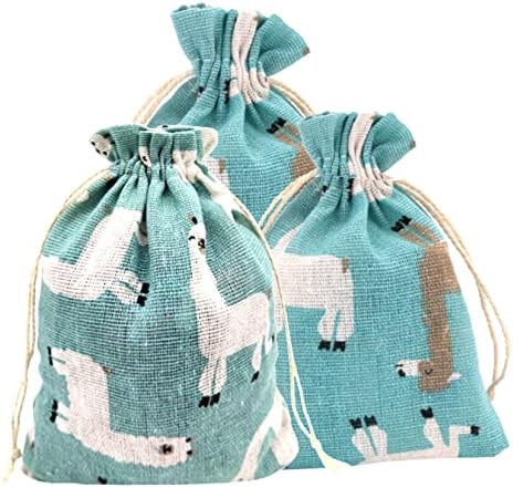 İpli ile CPTBAG Fiesta Lama hediye çantası, Meksika Fiesta partisi için Alpaka hediye şeker ikram çantaları, Doğum