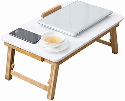 YLYAJY Büyük Boy Dizüstü Bilgisayar Tepsisi Masası Katlanabilir Lap Masa Yatak Tepsisi, Ayarlanabilir Kahvaltı Servis
