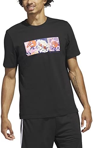 adidas Lil Şerit Basketbol Erkek Grafik Tişört