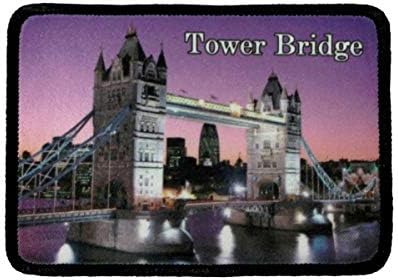 Kule Köprüsü Londra Yama İNGİLTERE Landmark Seyahat Boya Süblimasyon Demir On Aplike