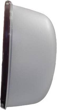 Tupperware SS Kaseler Plastik Servis Kasesi 4L 1 Set Plastik Servis Kasesi (Kahverengi, Beyaz, 1'li Paket)