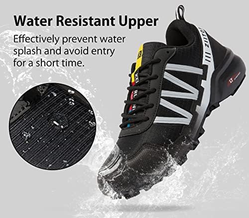Erkek Trail koşu ayakkabıları Su Geçirmez yürüyüş ayakkabıları Yastıklama Açık Yürüyüş Sneakers Tüm Arazi Trekking