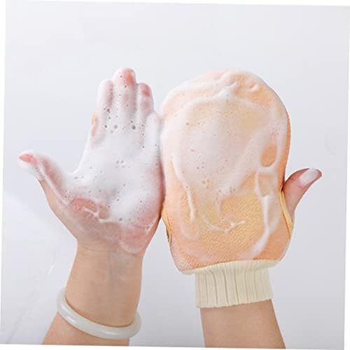 Cabilock 2 adet Banyo Eldiveni Vücut Havlu Temizleme Scrubber Duş temizlik eldiveni Vücut Banyo Eldivenleri Peeling