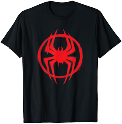 Marvel Örümcek Adam: Örümcek Ayetinin Karşısında Mil Sembolü Tişört