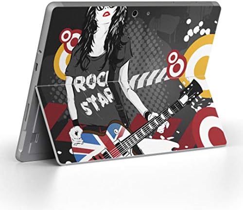ıgstıcker Çıkartması Kapak Microsoft Surface Go/Go 2 Ultra İnce Koruyucu Vücut Sticker Skins 014341 Gitar müzik Kilidi