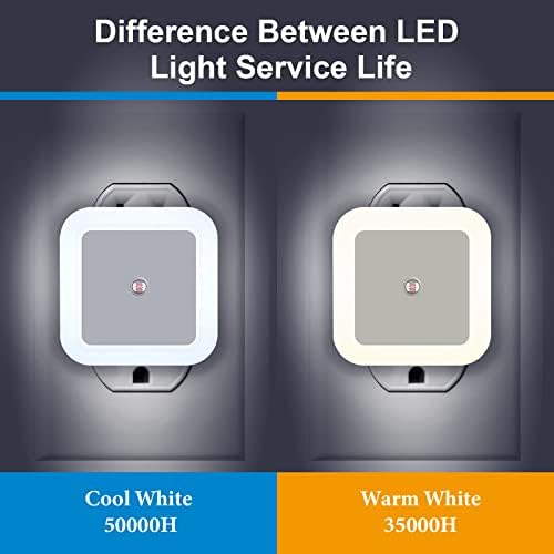 12 Paket LED gece ışıkları akıllı sensörlü duvara Takın Yatak odası, banyo, tuvalet, merdiven, mutfak, koridor için
