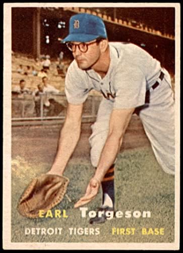 1957 Topps 357 Earl Torgeson Detroit Kaplanları (Beyzbol Kartı) ESKİ Kaplanlar