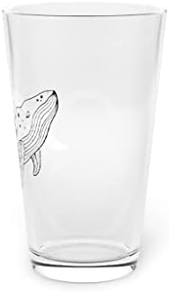 Bira bardağı Bira bardağı 16oz Esprili Sualtı Yüzme Dalma Köpekbalığı Fan Meraklısı Yenilik Deniz 16oz