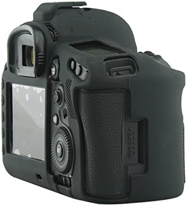 CEARI Esnek Silikon Kılıf Kamera Vücut Koruyucu Kapak Cilt için Canon EOS 5D4 5D Mark IV Dijital Kamera + Mikrofiber
