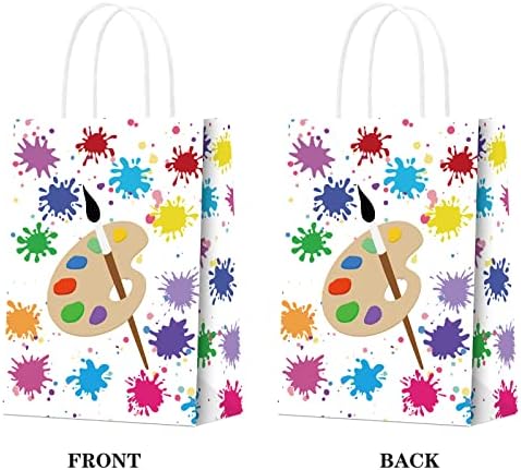 KERINGO 16 ADET Parti Çantaları Boya Sanatı için Parti İyilik Çantaları Boya Sanatı için Parti Çantaları Hediye ikram