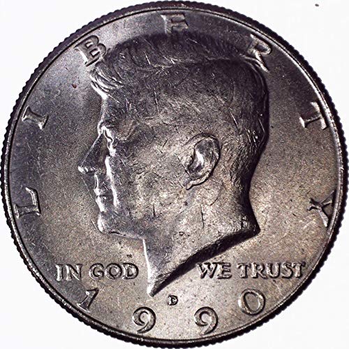 1990 D Kennedy Yarım Dolar 50C Dolaşımsız Hakkında