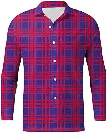 XXBR erkek Ekose Gömlek Uzun Kollu Sonbahar Düğme Aşağı Moda Kontrol Casual Gömlek Turn-aşağı Yaka Slim Fit Gömlek