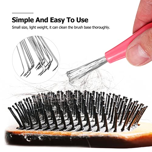 Healvian 4 Paket Saç Fırçası Temizleyici Saç Fırçası Temizleme Aracı Ev ve Salon Kullanımı Tarak Temizleyici Tarak