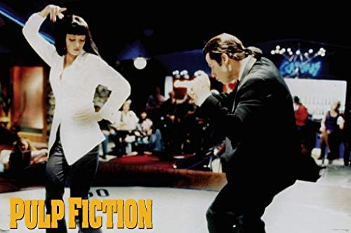 Pulp Kurgu Filmi (Uma Thurman ve John Travolta Dansı) Poster Baskısı