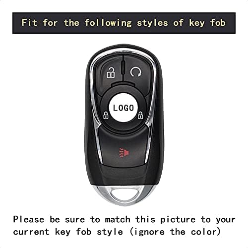 TANGSEN Akıllı Anahtar Fob Vaka Buick Encore Regal Sportback ile Uyumlu 4 Düğme Anahtarsız Giriş Uzaktan Kişiselleştirilmiş