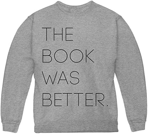 Eski Zafer Kitap daha iyiydi Gençlik Sweatshirt