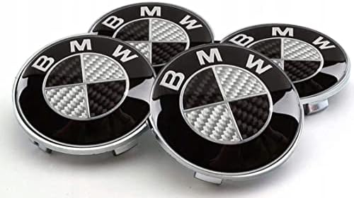 4 Adet BMW için Fit Tekerlek Merkezi Hub Caps 68mm Amblemi Fit 1 3 5 6 7X3X5X7 Serisi Z M E F Modelleri