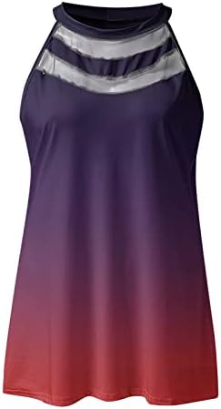 NOKMOPO Kadınlar için Sevimli Üstleri Moda Yaz 2022 Kolsuz Casual Baskılı O-Boyun T-Shirt Bluz