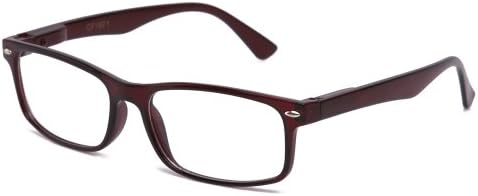 Newbee Moda Şeffaf Lens Gözlük Çerçevesi Dikdörtgen Çerçeve Reçetesiz Sahte Gözlük