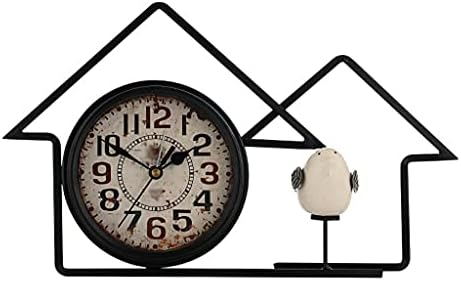yok Demir Dilsiz Masa Saati Kişilik Masaüstü Saat Masa Antika Saat Saat Dekorasyon Saati ( Renk : D )