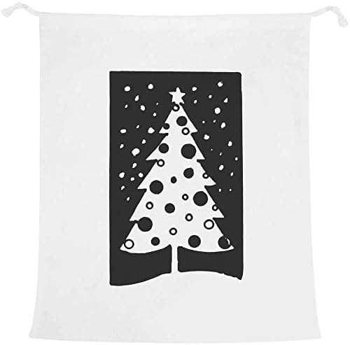 'Karda Noel Ağacı' Çamaşır/Yıkama/Saklama Çantası (LB00022695)