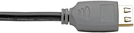 Kavrama Konektörlü (M/M) Tripp Lite Yüksek Hızlı 4K HDMI 2.0 a Kablo, Siyah, 6 ft. (P568-006-2A)