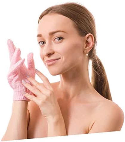 Beavorty 12 adet Peeling Eldiven Mens Glives Bayan Vücut Fırçalayın Vücut Fırçalayın Mitt Banyo Duş Eldiven Pul Pul