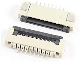X-DREE 10 Adet Kapaklı Tip Alt Bağlantı Noktası 8Pin 1.0 mm Pitch FFC FPC Yuva Konnektörü(10 piezas tipo de tapa