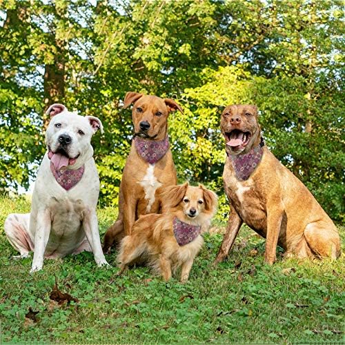 Köpek Bandana Mandala Bohemia Halk - Özel Güzel Desen Köpek Tasması Üçgen Köpek Eşarp Ayarlanabilir Köpek Önlükleri