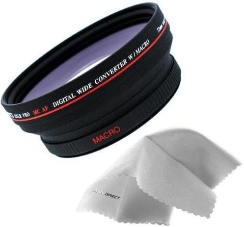 0.5 X Yüksek Çözünürlüklü Geniş Açı Lens Canon XL-H1A ile Uyumlu