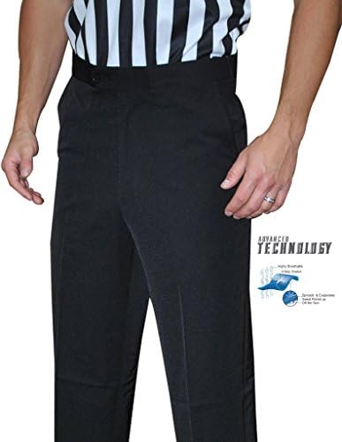 Smitty erkek basket topu Premium 4 Yollu Streç Düz Ön Yetkililer Pantolon-Slash Cepler