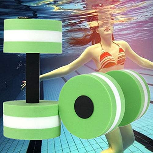 1 Çift Su Fitness Dambıl Su Aerobik Egzersiz Köpük Barbell Havuz Direnci Su Sporları Fitness Ekipmanları Açık Kilo