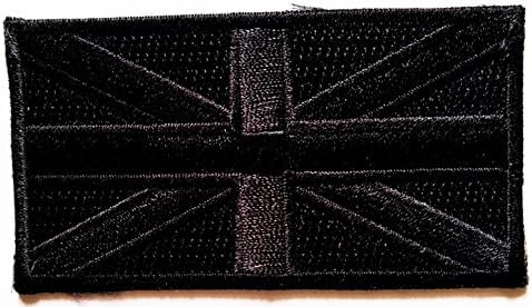 Kot pantolon, şapka, çanta, ceket ve gömleklerinizi süslemek için ideal İngiliz Union Jack rozeti işlemeli yama.