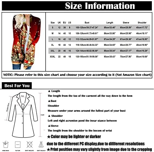 Kadın Moda Kazak Casual Tops 2022 Cadılar Bayramı Baskı Bluz Orta Uzunlukta Gevşek Hırka Ceket Ceket