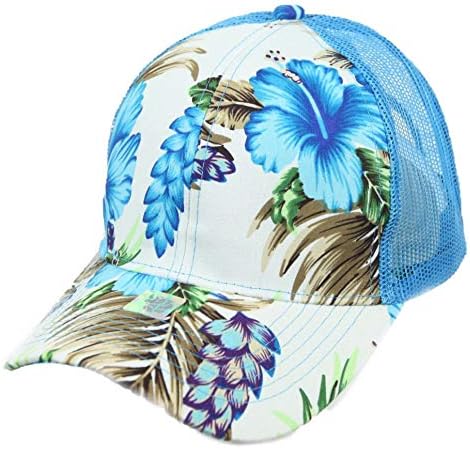 Hawaii beyzbol şapkası örgü kamyon şoförü çiçek şapka moda Snapback tropikal kapaklar