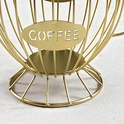 IEUDNS 2 Adet Çok Kullanımlı Tutucular Sayaç Altın Kahve Pod Tutucu Kupa Şekli Pas Organizatör