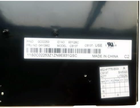 SixBuys Yedek ABD Klavye Siyah Çerçeve ile Complatible Lenovo Thinkpad T440 T440P T440s T431 E431 L440 T450s L440