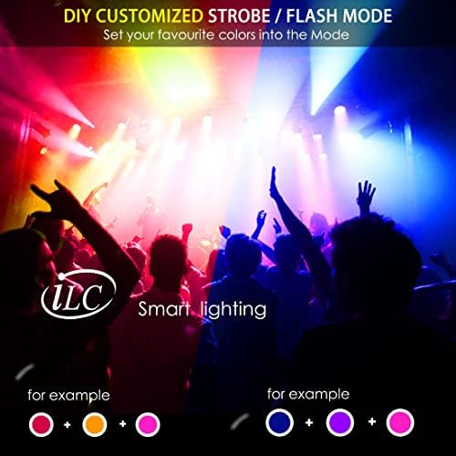 ILC renk değiştiren LED Ampul RGBW APP tarafından Kontrol edilen, Müzikle Senkronize, Kısılabilir RGB Çok Renkli