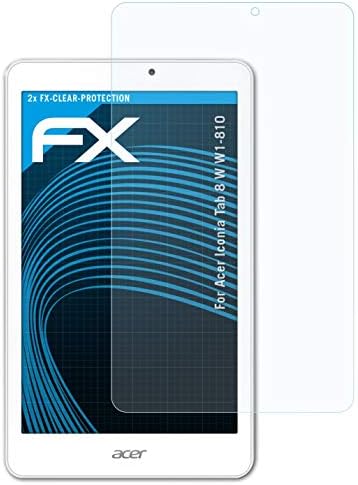 Displayschutz @ FoliX atFoliX Ekran Koruyucu Film ile Uyumlu acer iconia tablet 8 W W1-810 Ekran Koruyucu, Ultra