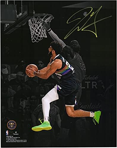 Jamal Murray Denver Nuggets İmzalı 11 x 14 Spot Işığı Yerleştirme Fotoğrafı - İmzalı NBA Fotoğrafları