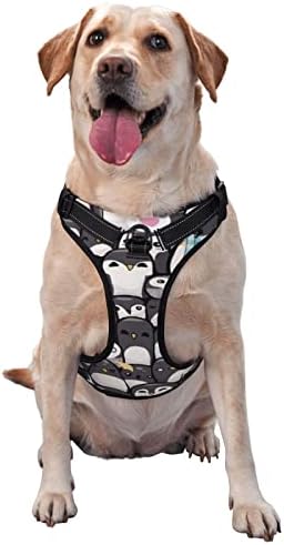Köpek Koşum Sevimli İmparator Penguen Pet Ayarlanabilir Açık Yelek Koşum X-Large