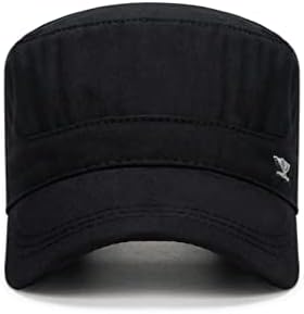 XibeiTrade Vintage Harbiyeli Ordu Şapka Retro Askeri Düz Üst Beyzbol Baba güneşlikli kep Açık Spor Şapka