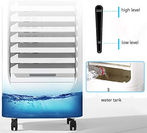 ISOBU LİLİANG-Bladeless Fan Evaporatif Soğutucular, Salınımlı Nemlendirici Hava Soğutucu Klima Fanı, Taşınabilir