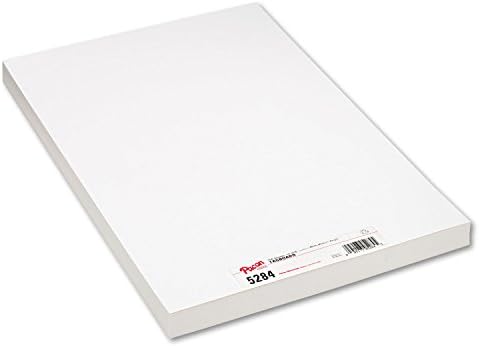 Pacon Medium Weight Tagboard, 18 x 12, Beyaz, 100/Paket