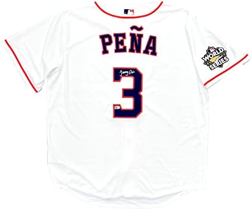 Jeremy Peña Houston Astros İmzalı Nike 2022 Dünya Serisi Replika Forması MLB Pena İmzalı MLB Formaları